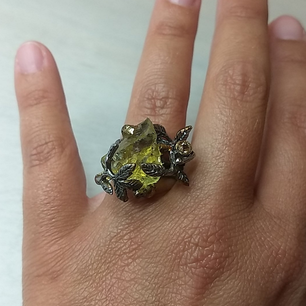 Citrine Statement Ring - image 3